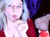 Aftyn Rose ASMR – Lollipop Licking and Sucking