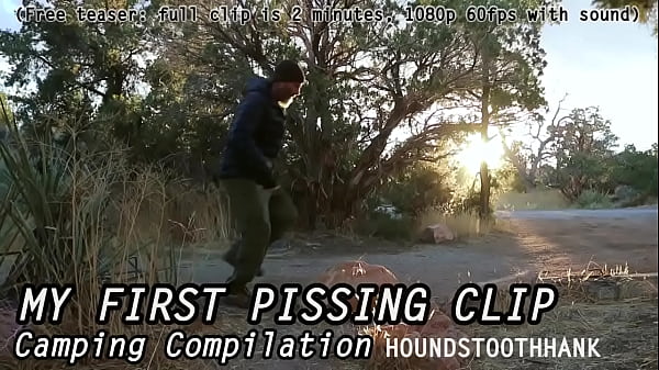My First Pissing Clip Camping Compilation