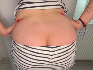 gassy kat Caught in the act by the door- PAJAMAS drop-